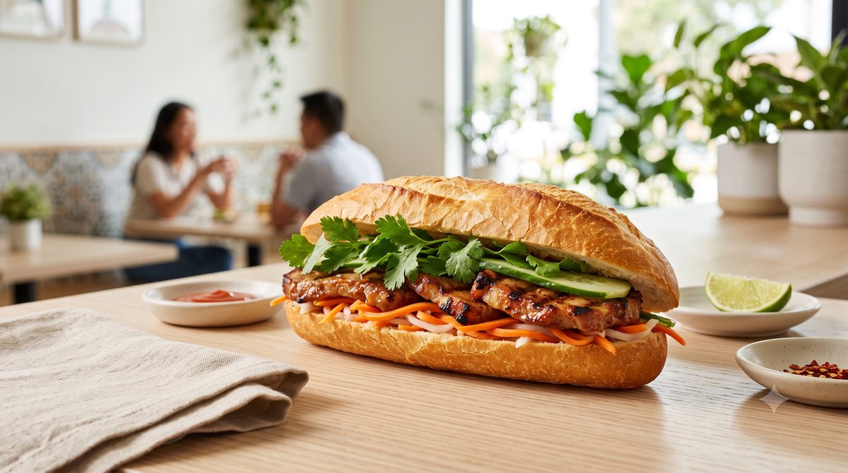 Pork bánh mì