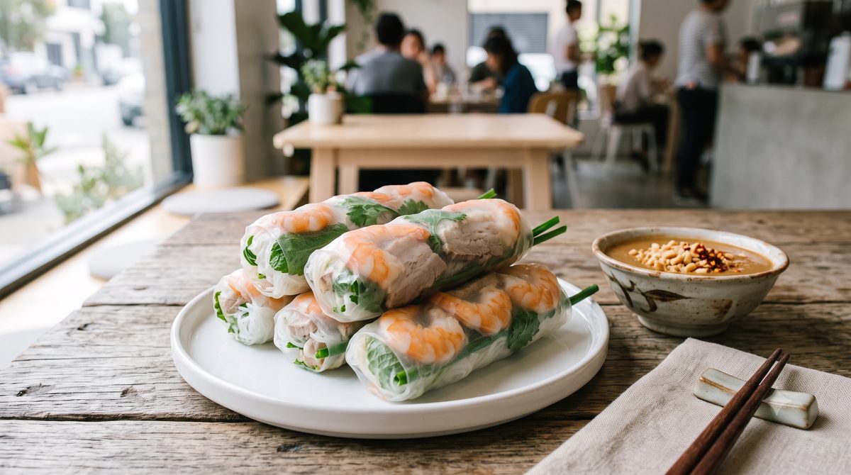 Fresh spring rolls, six pack