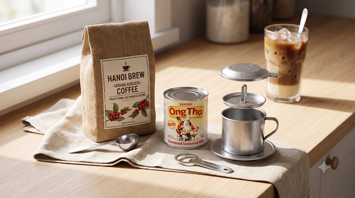 Vietnamese iced coffee kit
